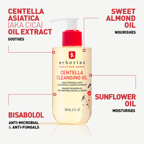 Centella Cleansing Oil 6 fl oz | Erborian US